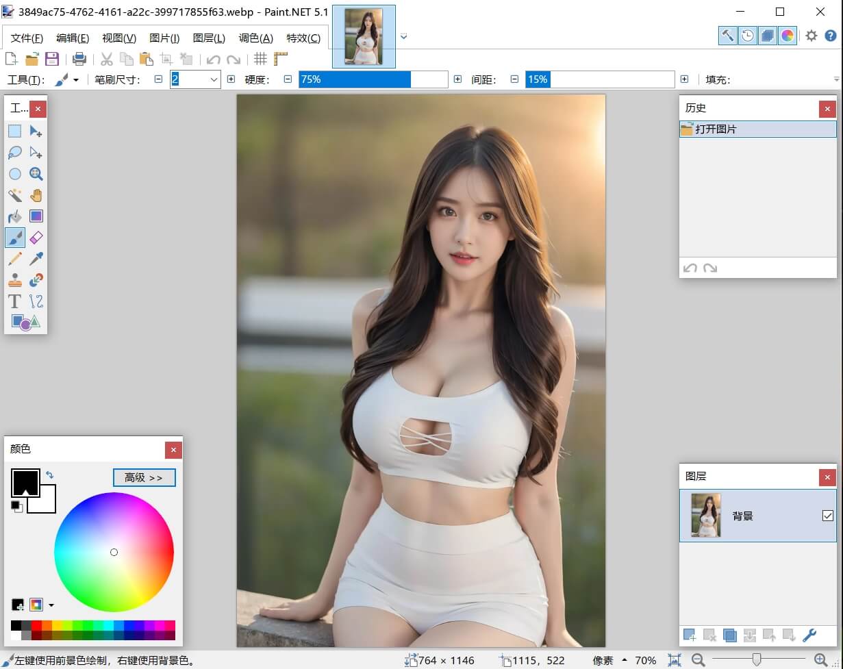 图片编辑工具 | Paint.NET v5.1.6 便携版